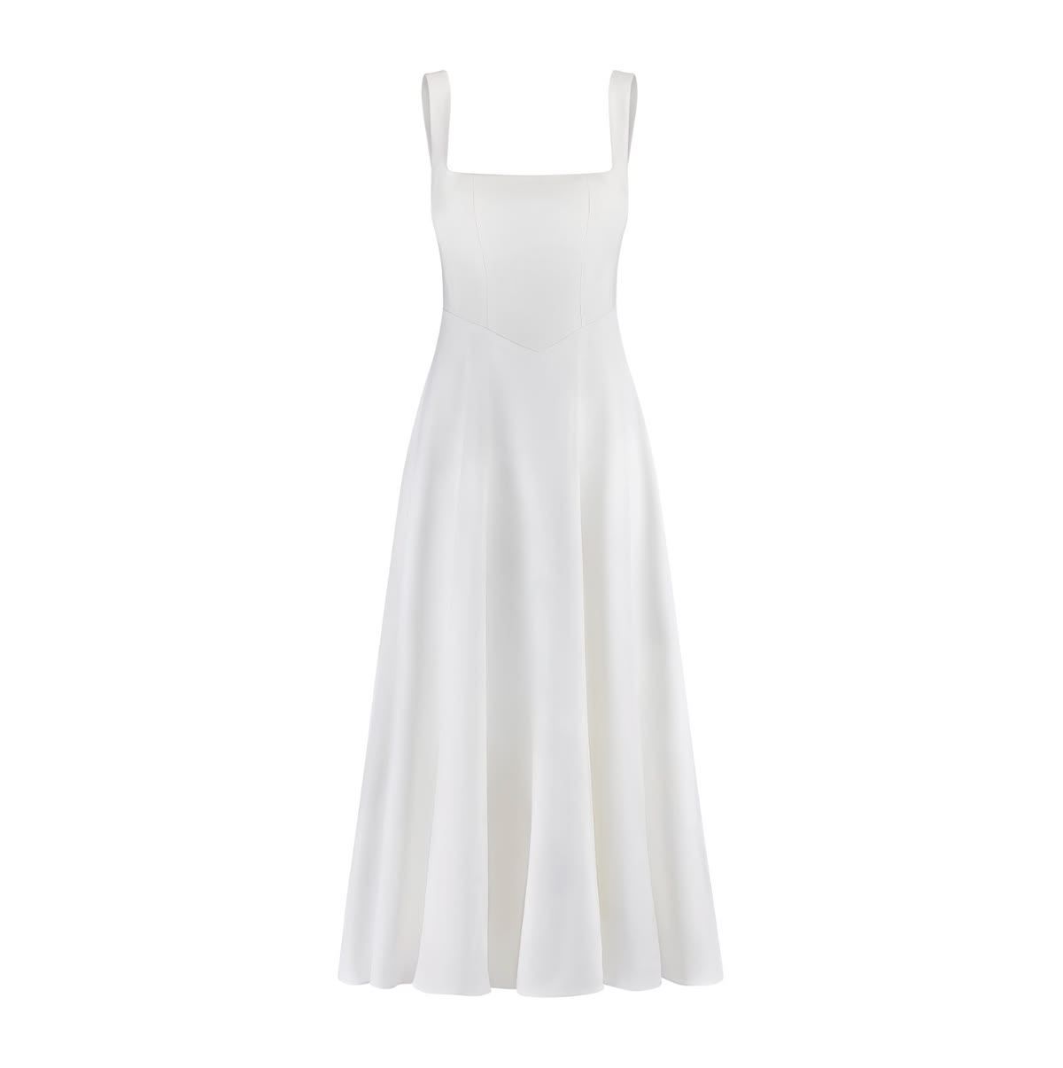 Đầm midi cổ
