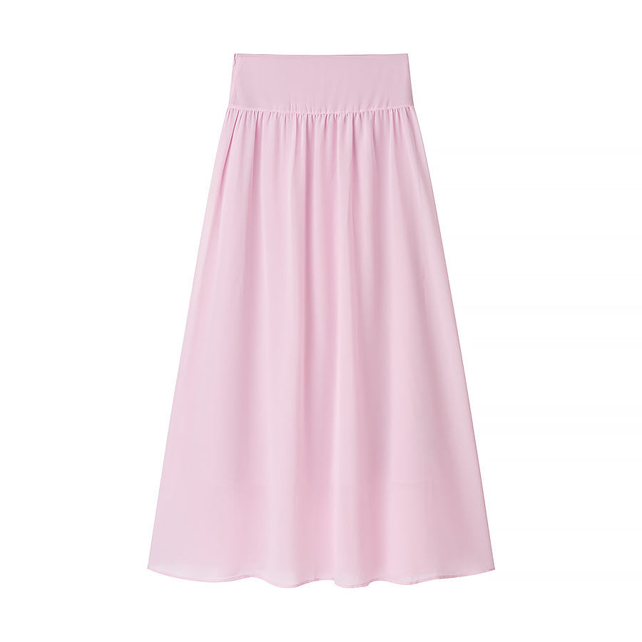 SET VÁY LỤA SATIN BA CHI TIẾT – SẮC HỒNG PASTEL NGỌT NGÀO - Ảnh 4