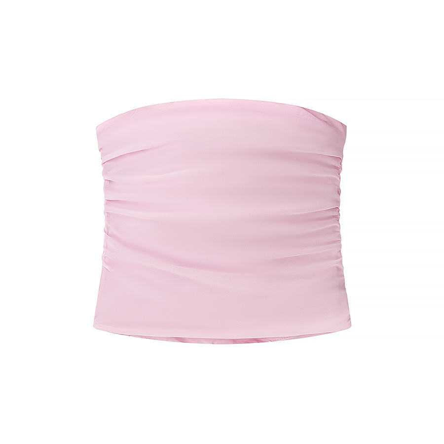 SET VÁY LỤA SATIN BA CHI TIẾT – SẮC HỒNG PASTEL NGỌT NGÀO - Ảnh 3