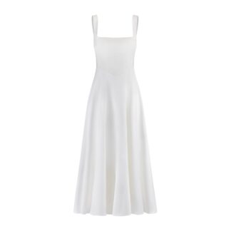 Đầm Midi Cổ Vuông